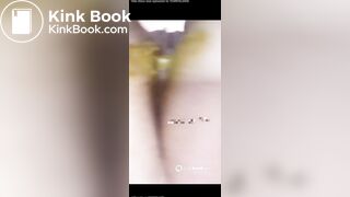 Thick Latina squats and shits