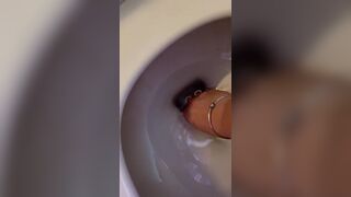 Milf eats her poo