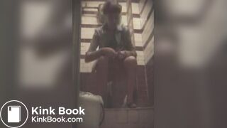 Beautiful Russian woman spy wc poop 749