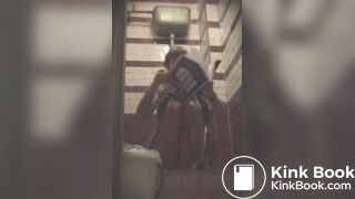 Beautiful Russian woman spy wc poop 749