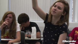 Skit or sketch thing girl shits in class