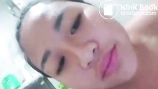 Thai girl play wite shit @@