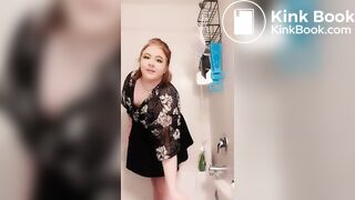 bbw taking enema and pooping