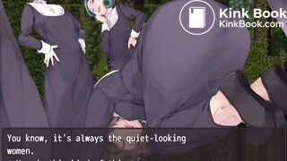 Hentai nun's defecation humiliation