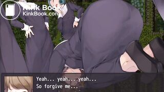 Hentai nun's defecation humiliation