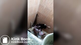 Desi girl cleaning