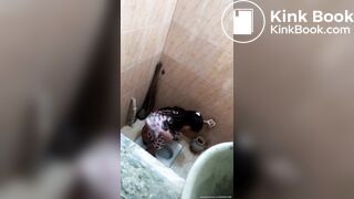 Desi girl cleaning