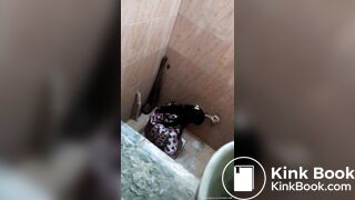 Desi girl cleaning