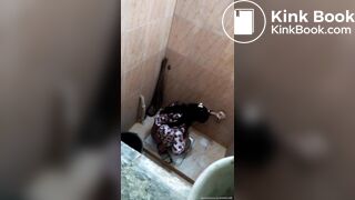 Desi girl cleaning