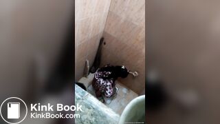 Desi girl cleaning