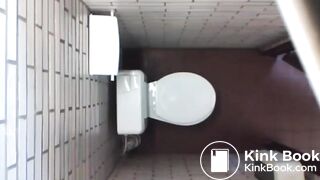 2 Beautiful women spy wc poop and fart 672