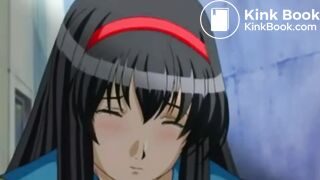 Hentai girl blowjobs possessed man and shits