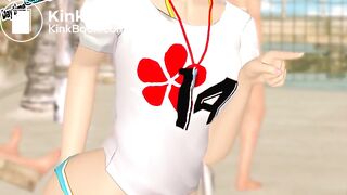 girl diarrhea beach