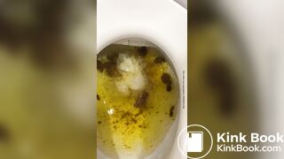 Washing poop