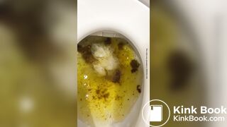 Washing poop