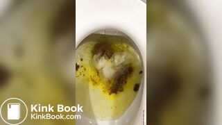 Washing poop