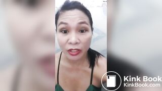 Asian scat queen shit feeding