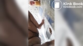 Desi wife pooping