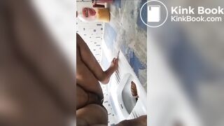 Desi wife pooping