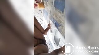 Desi wife pooping
