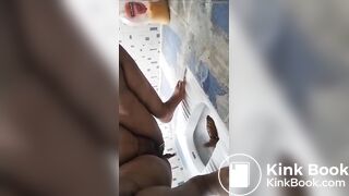 Desi wife pooping