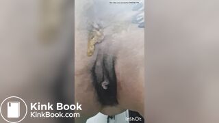 meaty pussy BBW up close rear shit