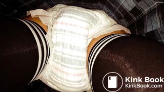 Japanese girl upskirt diaper mess