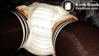 Japanese girl upskirt diaper mess