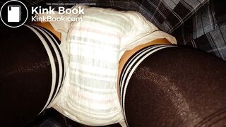 Japanese girl upskirt diaper mess