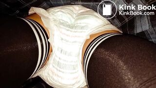 Japanese girl upskirt diaper mess