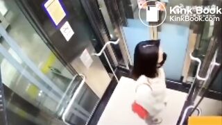 asian poop in elevator