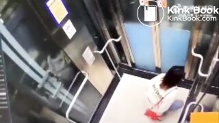 asian poop in elevator