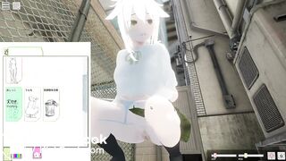 SchoolGirl Street poop and Peeing