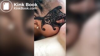 Sexy woman lick a shitty asshole
