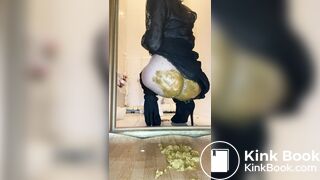 Mostly rare pantyhose poop