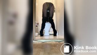 Mostly rare pantyhose poop