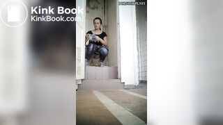 Beautiful Russian woman spy wc poop 43