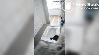 Beautiful Russian woman spy wc poop 43