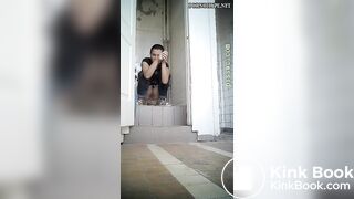 Beautiful Russian woman spy wc poop 43