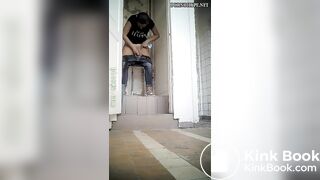 Beautiful Russian woman spy wc poop 43