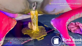 Try not 2 cum & u'll fail - Ebony Scat Complilation - video 2