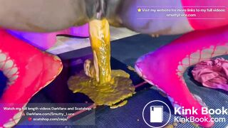 Try not 2 cum & u'll fail - Ebony Scat Complilation - video 2