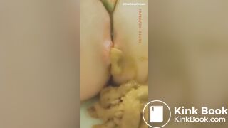 Nasty wet thong shit