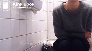 Nice Russian girl spy wc poop 48