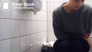 Nice Russian girl spy wc poop 48