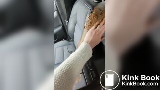 smearing her shit all over her exes car