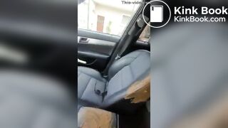 smearing her shit all over her exes car