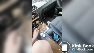 smearing her shit all over her exes car