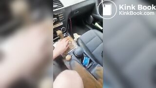 smearing her shit all over her exes car