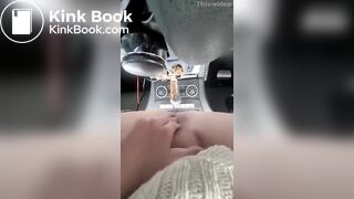 smearing her shit all over her exes car